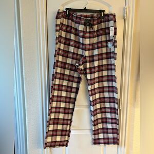 Men’s Gap Red and Blue Plaid Pajama Pants